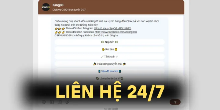 Tổng hợp thông tin liên hệ King88