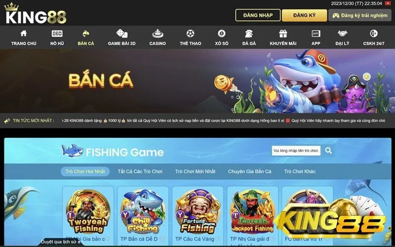 Hướng dẫn tham gia chơi bắn cá king88 từng bước