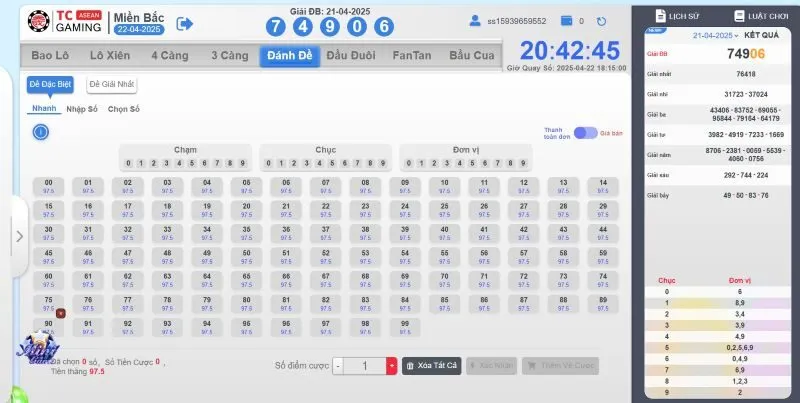 Hướng dẫn cách chơi xổ số miền Bắc King88