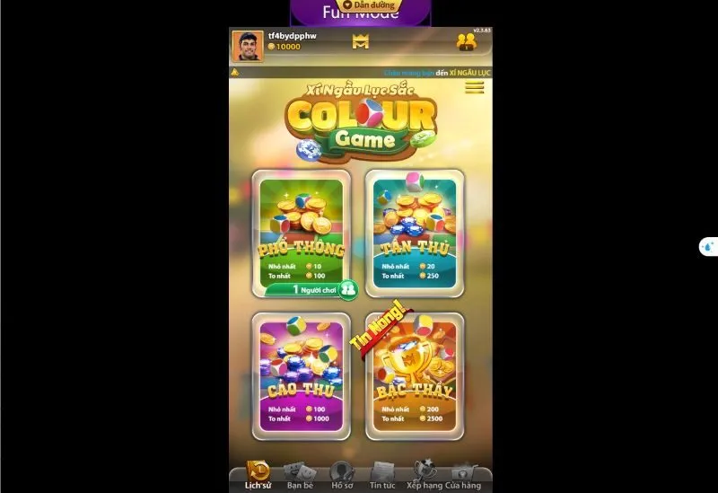 Trải nghiệm vui nhộn khi chơi Color Game tại King88