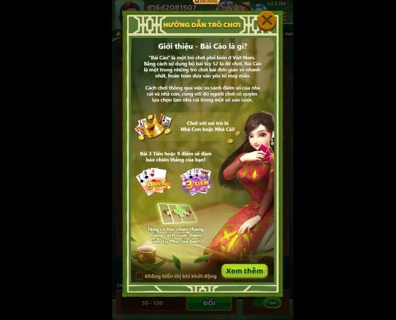 Luật chơi Win Three Cards King88