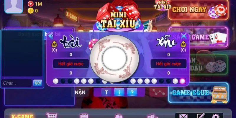 Giao diện đồ họa tươi sáng của sảnh tài xỉu King88