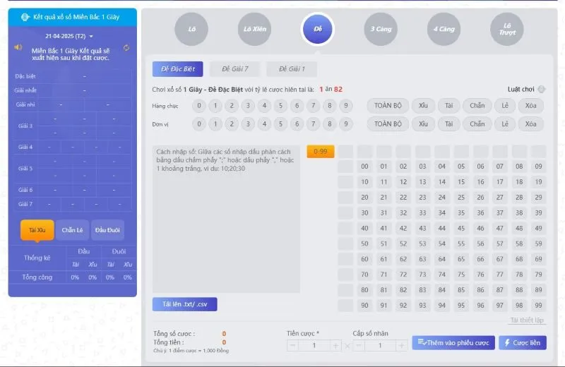 Hướng dẫn người mới trải nghiệm Xổ Số siêu tốc King88